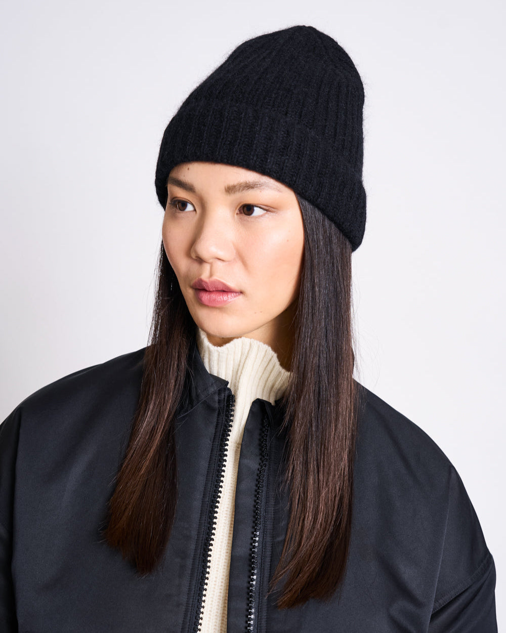 WOOLY KNIT BEANIE BJON BLACK jan-n-june 1