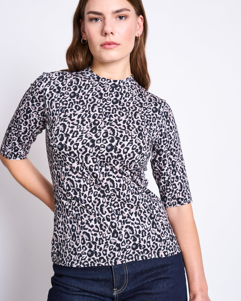 ORGANIC COTTON T-SHIRT NINA LEO PRINT GOTS T-shirt jan-n-june 4