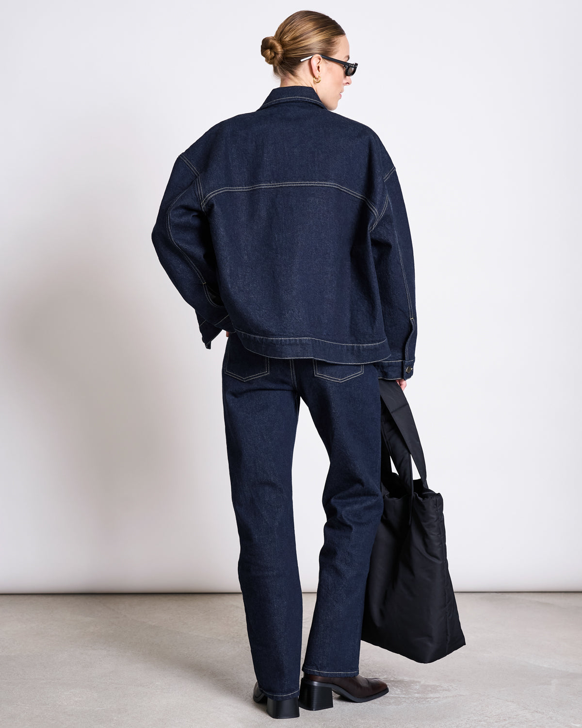 RELAXED DENIM JACKET VILME DARK BLUE DENIM Coats & Jackets jan-n-june 6