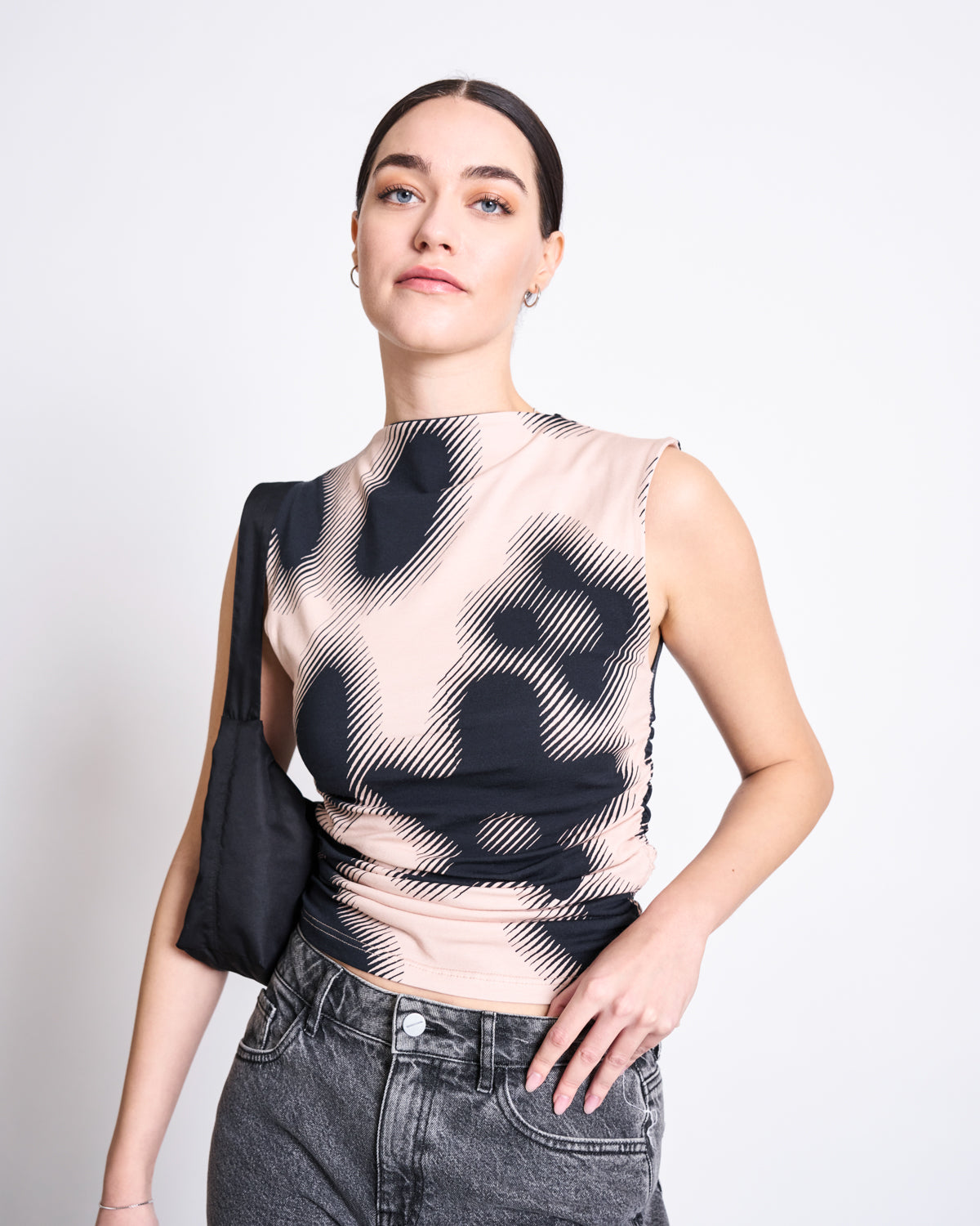 RUFFLE TOP RAFO DIGITAL FLOWER PRINT GOTS T-shirt jan-n-june 1