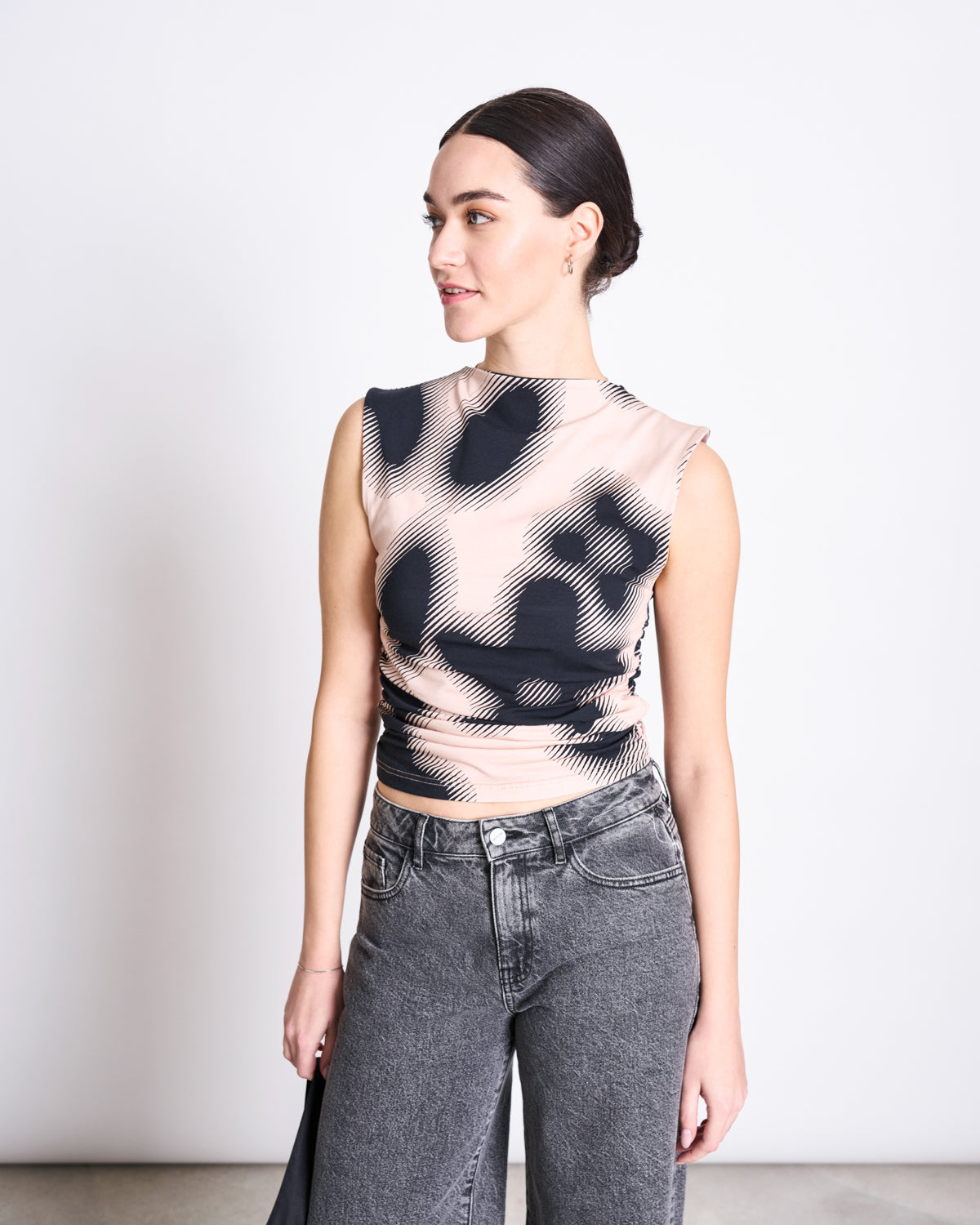 RUFFLE TOP RAFO DIGITAL FLOWER PRINT GOTS T-shirt jan-n-june 3