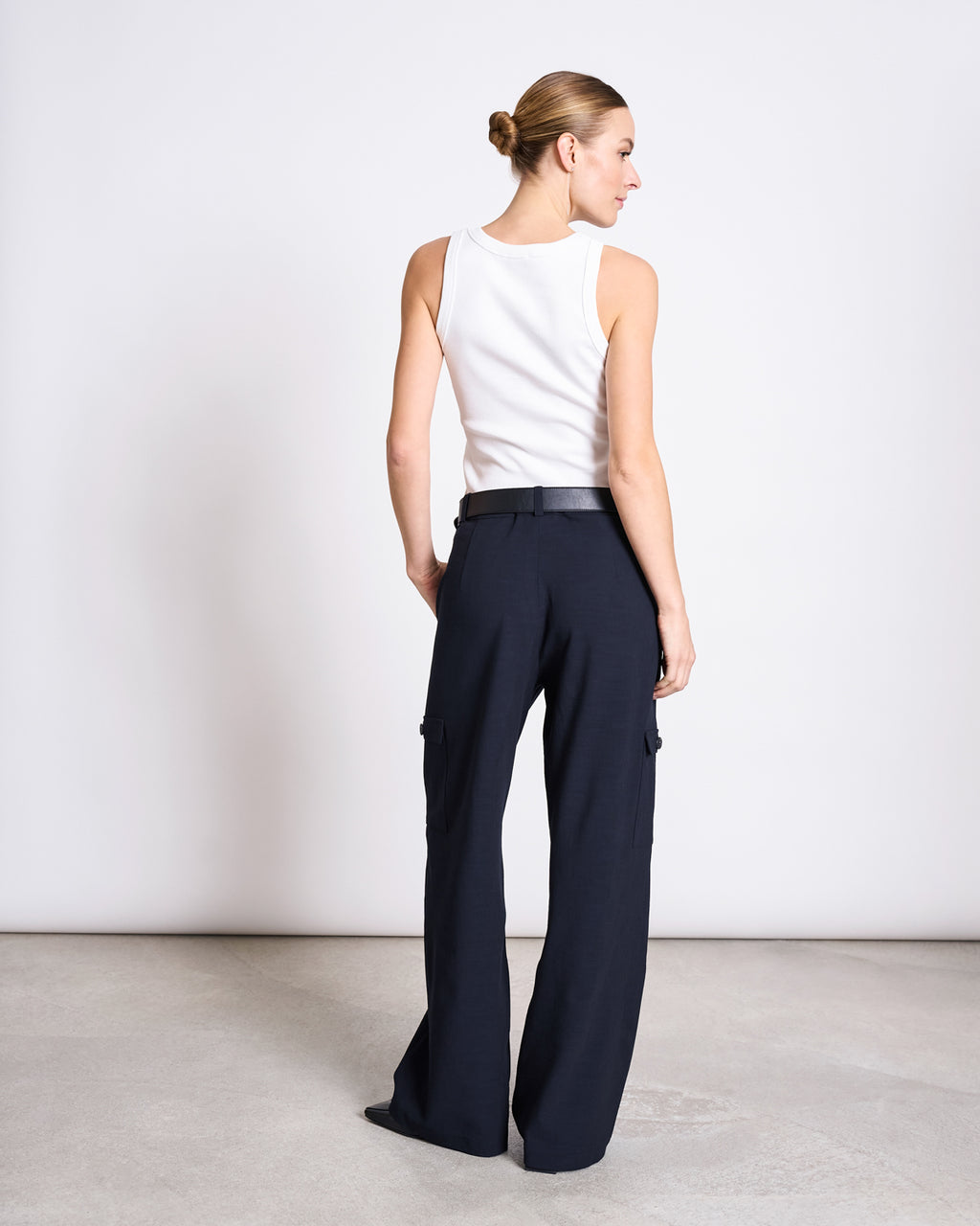 ORGANIC COTTON TANK TOP PORTO LONG WHITE GOTS T-shirt jan-n-june 6