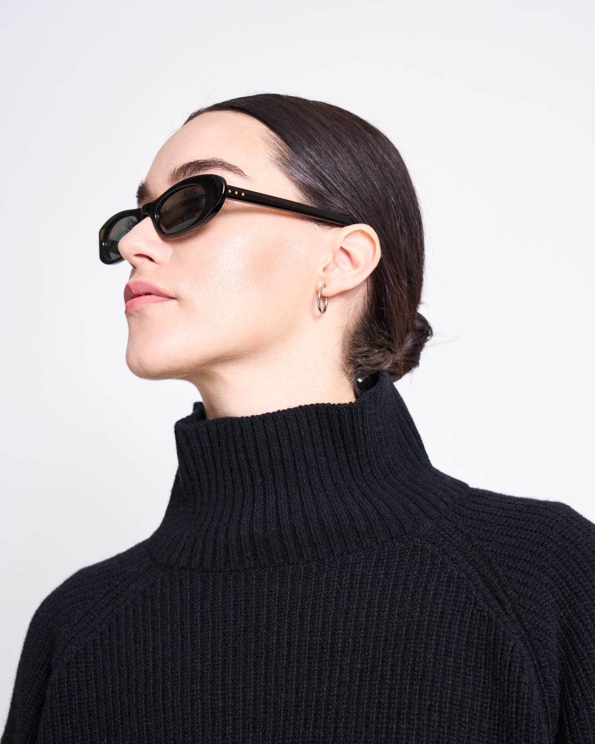 HIGH-NECK JUMPER WOOLY OLA BLACK GOTS Jumper jan-n-june 3