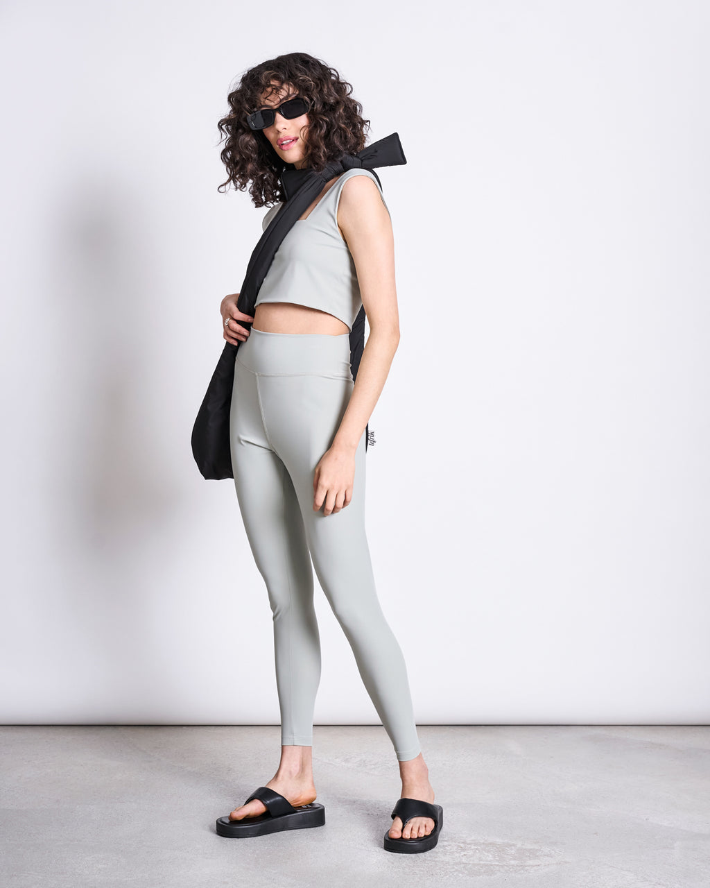 ACTIVE LEGGINGS HALLIN GLACIAL GREEN leggings jan-n-june 1
