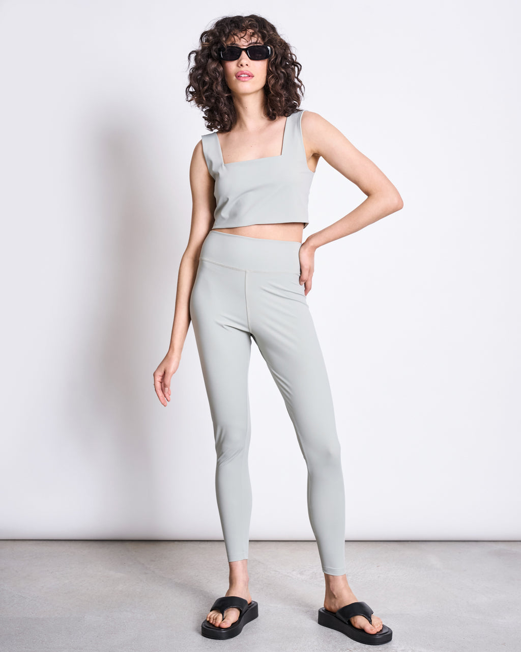 ACTIVE LEGGINGS HALLIN GLACIAL GREEN leggings jan-n-june 3