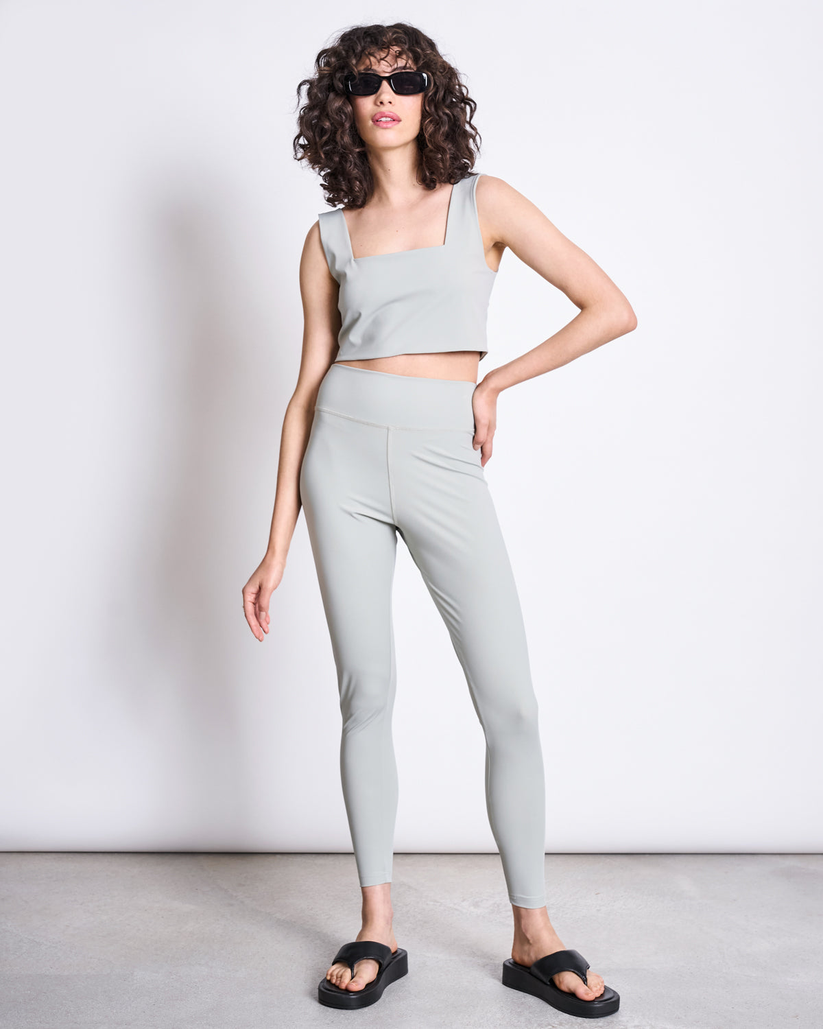 ACTIVE LEGGINGS HALLIN GLACIAL GREEN leggings jan-n-june 3