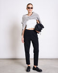 PANTS KAMA BLACK GOTS Slim Pants jan-n-june 1