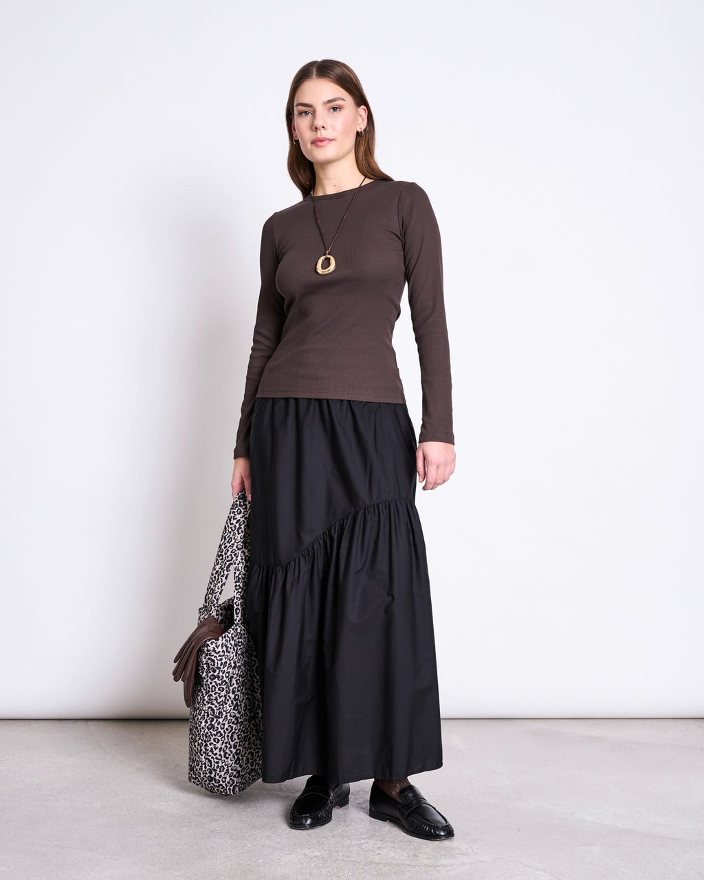 RIB LONGSLEEVE RAVA MUD Longsleeve jan-n-june 2
