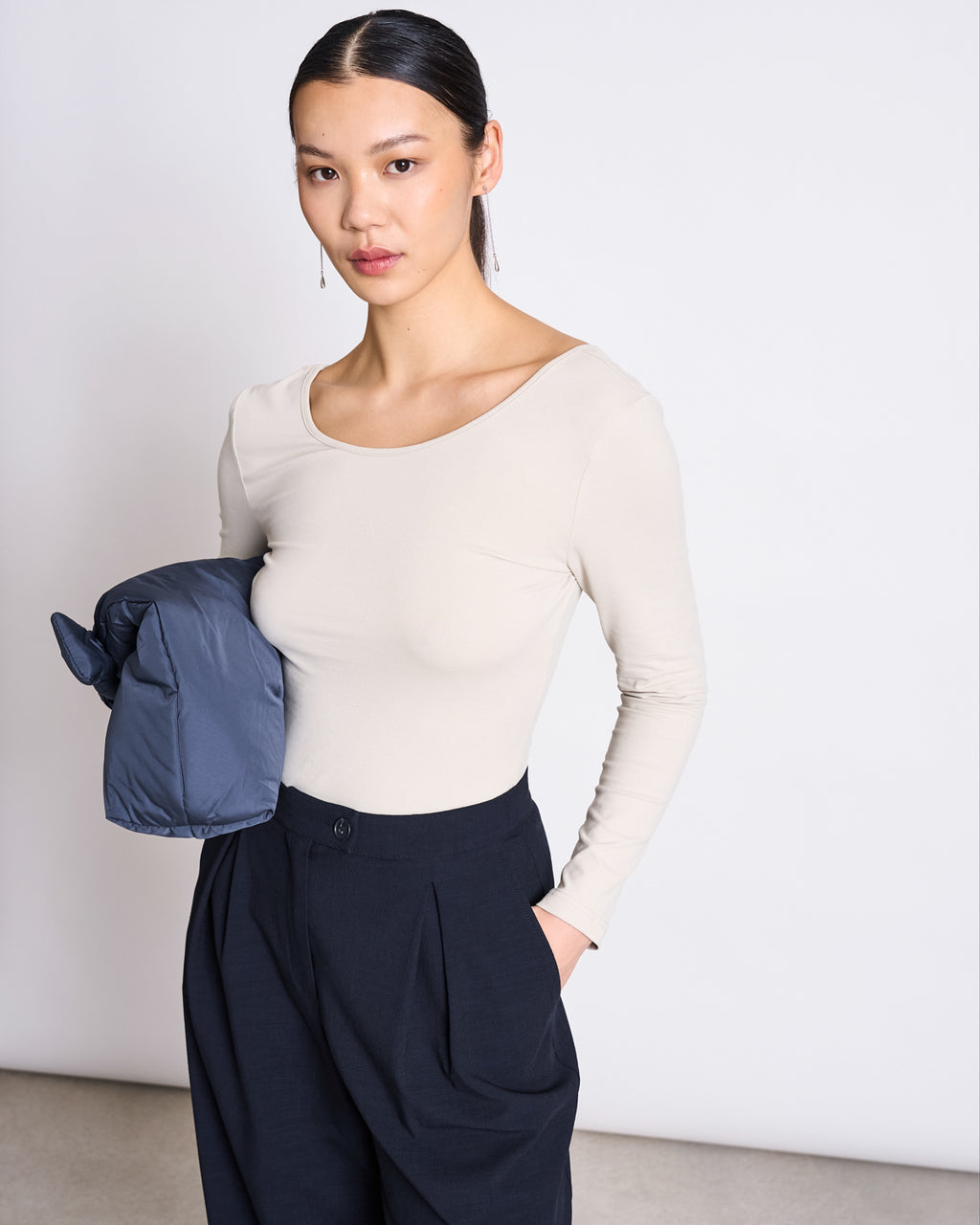 BALLERINA LONGSLEEVE LEON IVORY GOTS Longsleeve jan-n-june 2