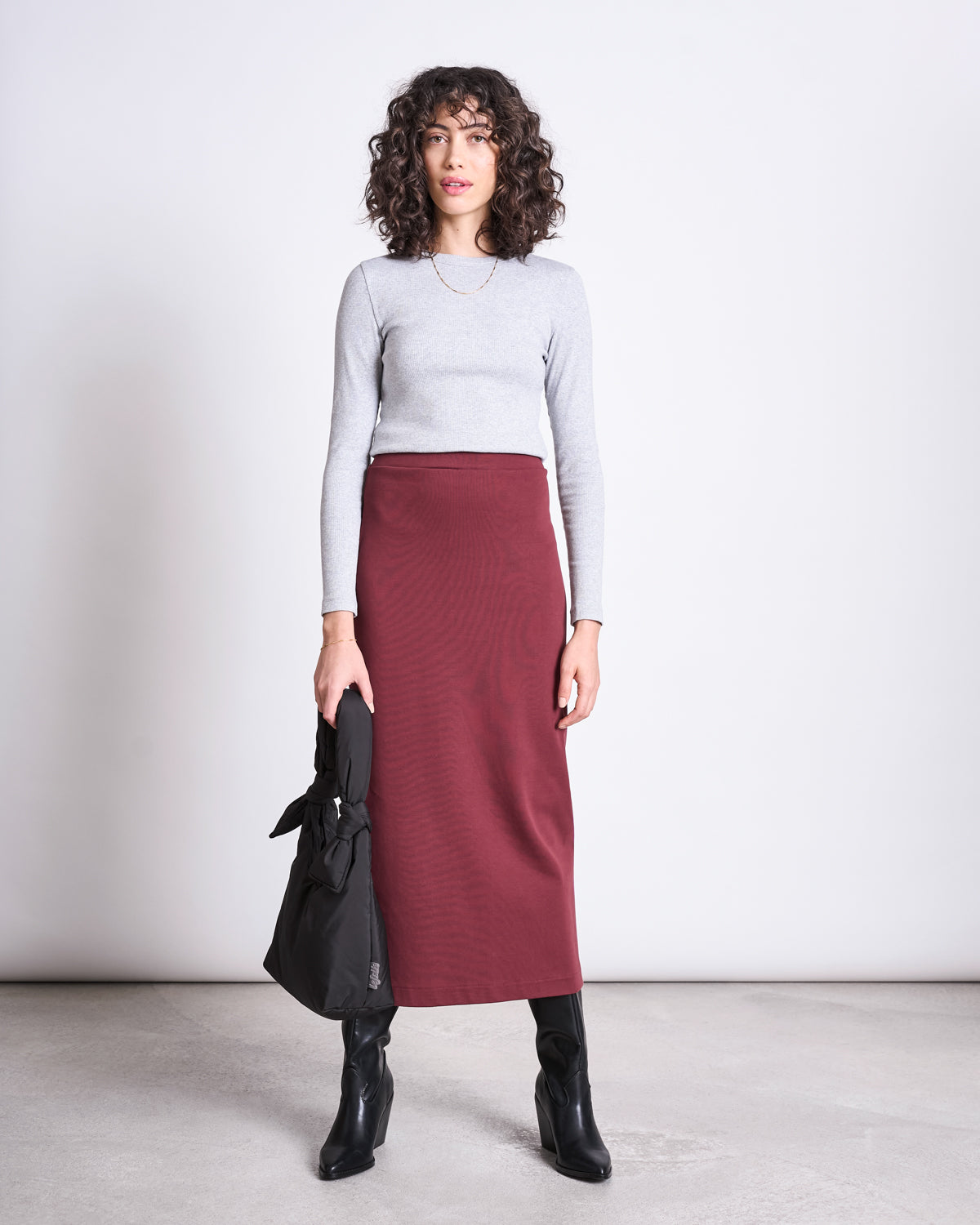 MAXI SKIRT BURNITA INTENSE RUST GOTS jan-n-june 1