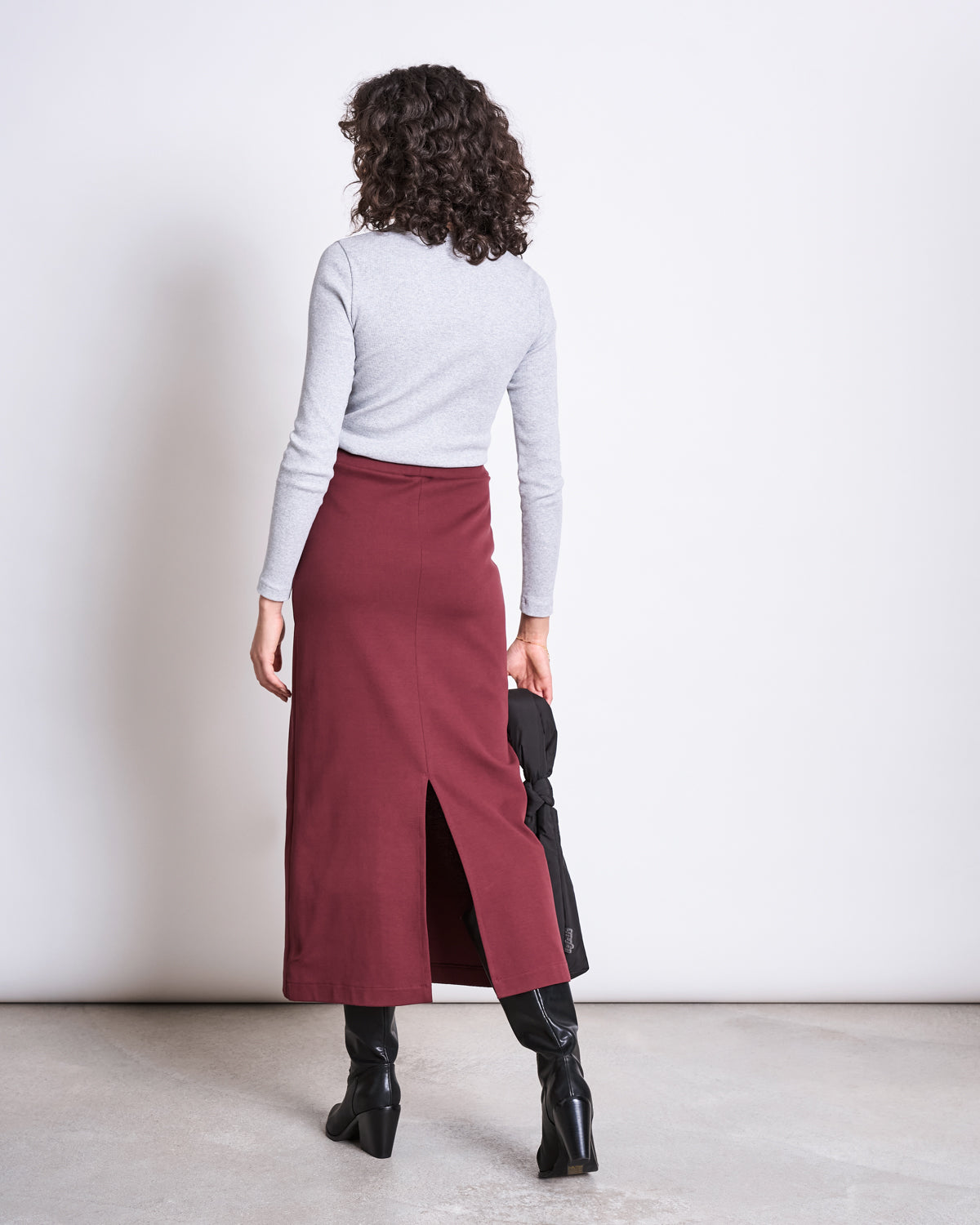 MAXI SKIRT BURNITA INTENSE RUST GOTS jan-n-june 3