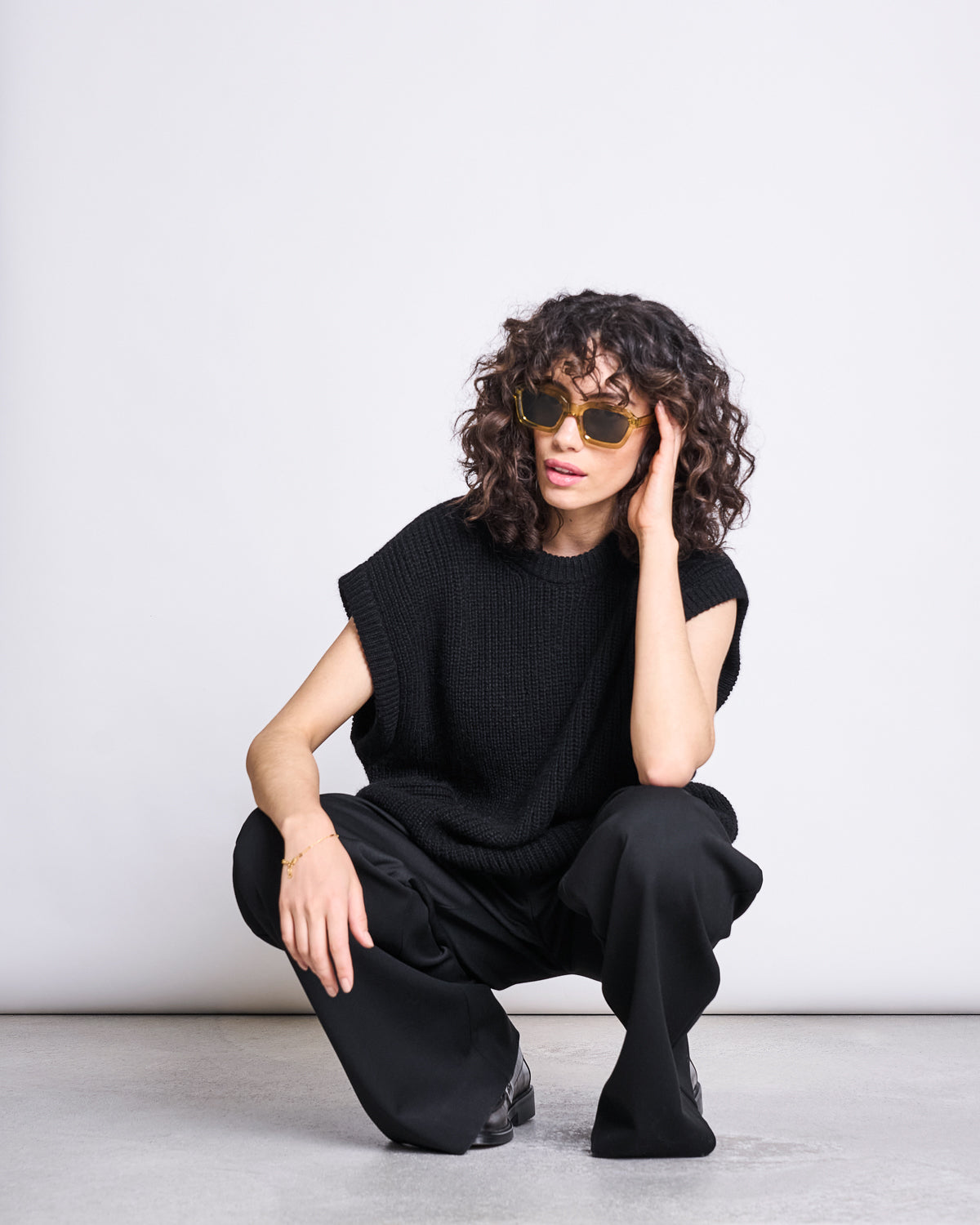 WOOLY SLIPOVER THANDA BLACK T-shirt jan-n-june 2