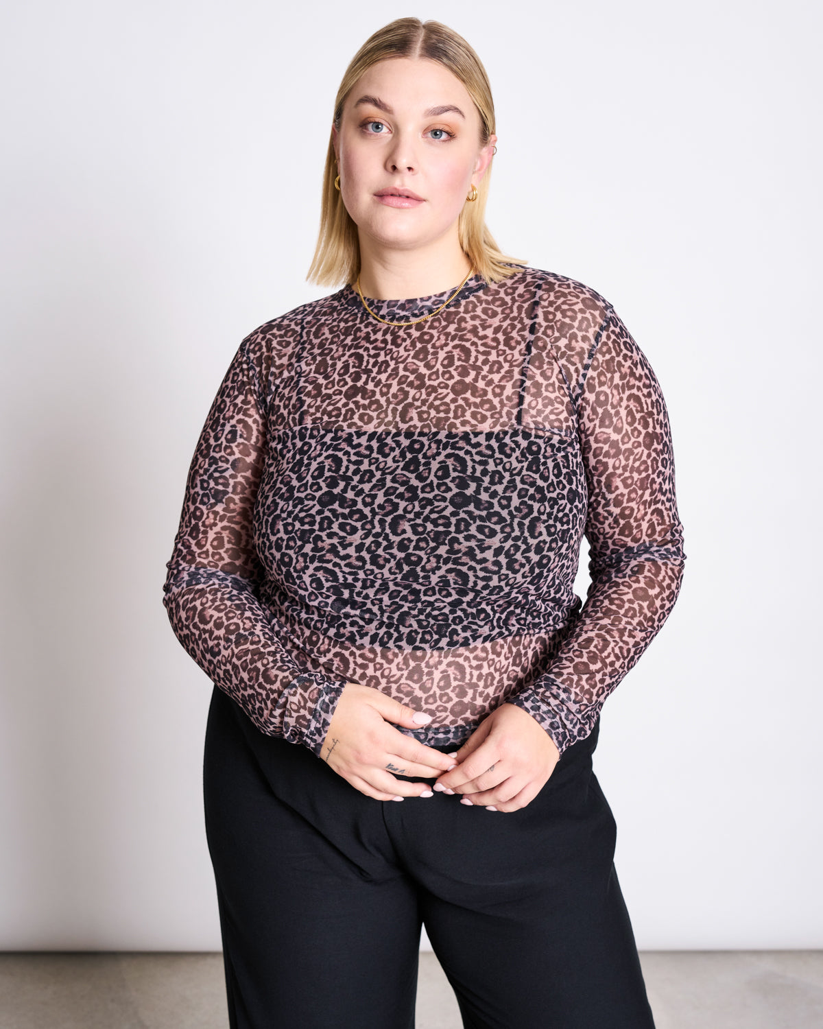 MESH LONGSLEEVE DORA LEO PRINT Longsleeve jan-n-june 5