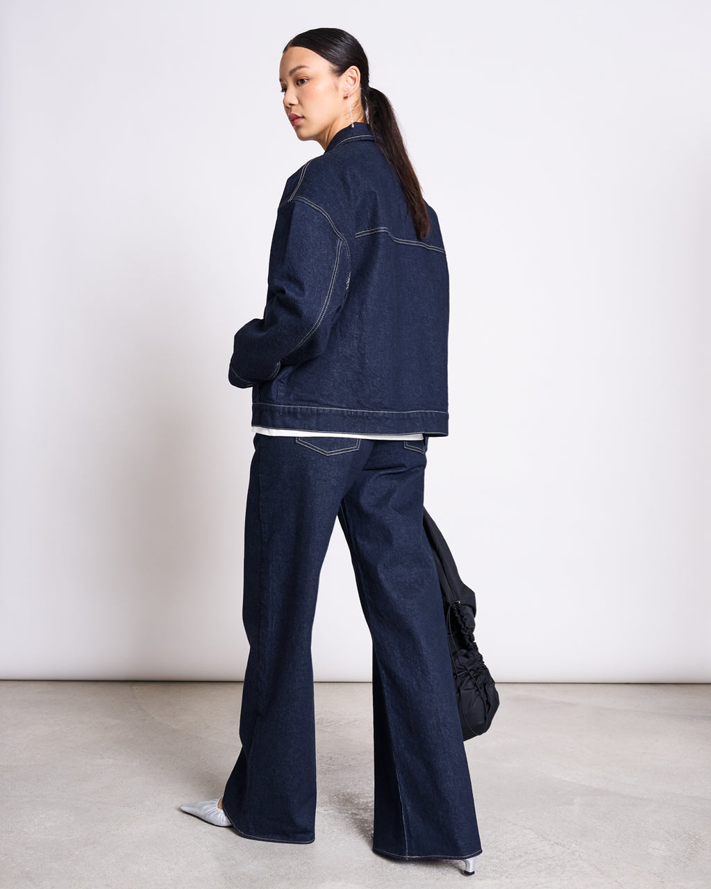 WIDE LEG JEANS TACNA DARK BLUE DENIM Pants jan-n-june 5
