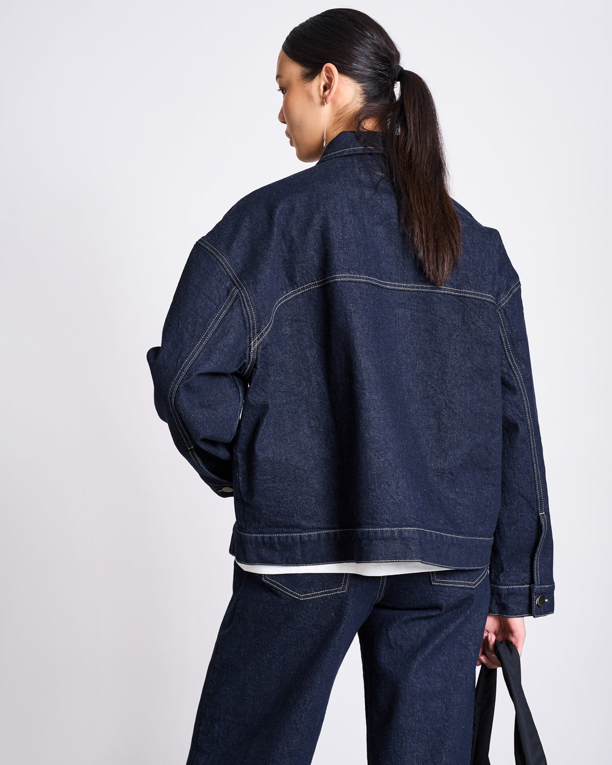 RELAXED DENIM JACKET VILME DARK BLUE DENIM Coats & Jackets jan-n-june 3