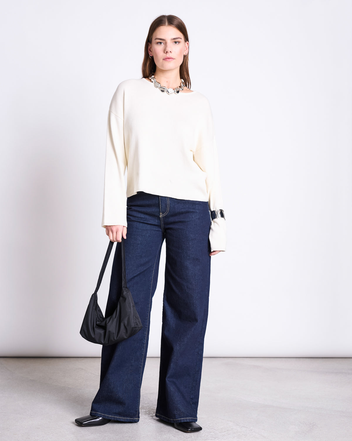 LIGHT KNIT JUMPER WILLIAMSBURG OFFWHITE GOTS Jumper jan-n-june 1