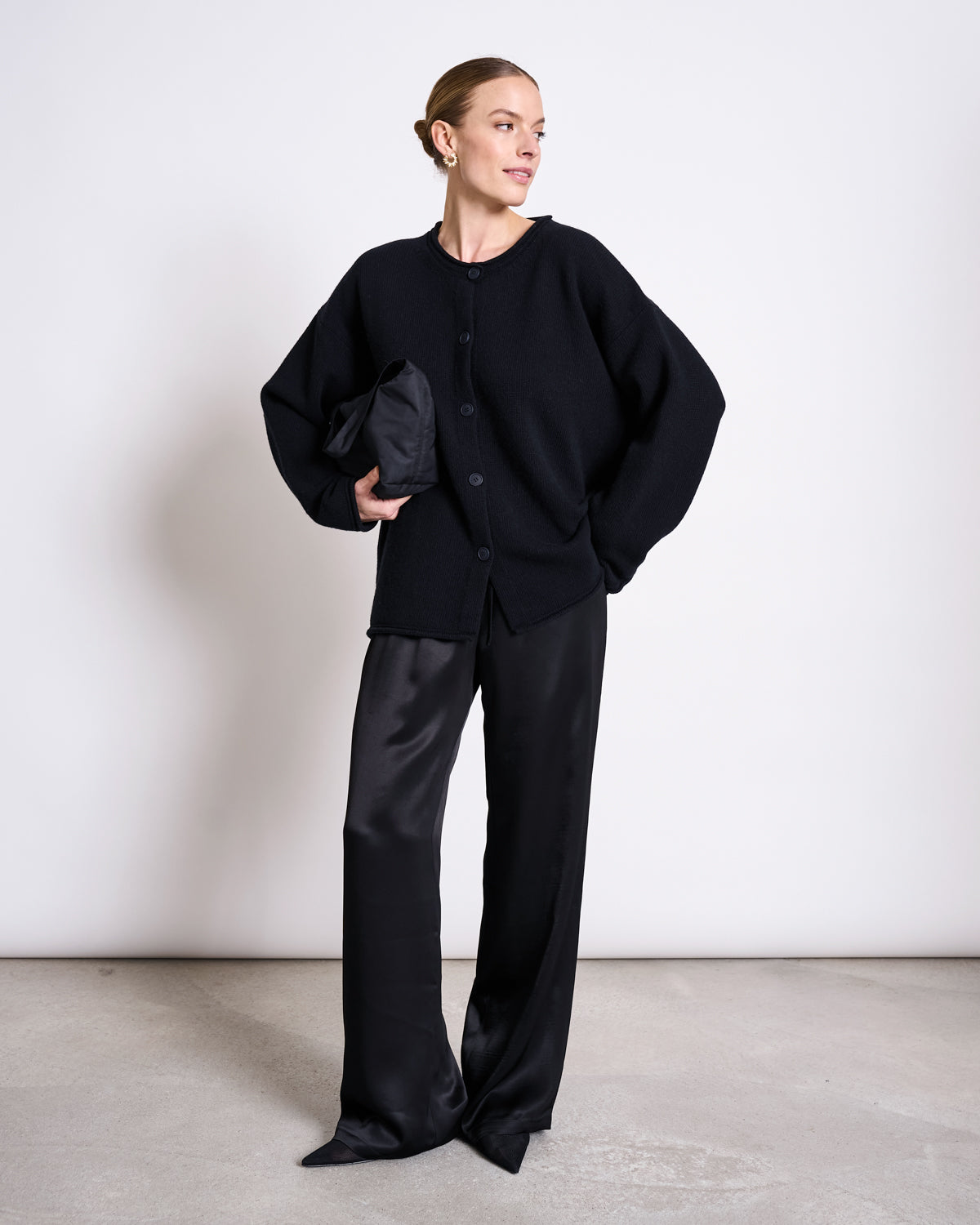OVERSIZED WOOL CARDIGAN TINCO BLACK GOTS Cardigan jan-n-june 3