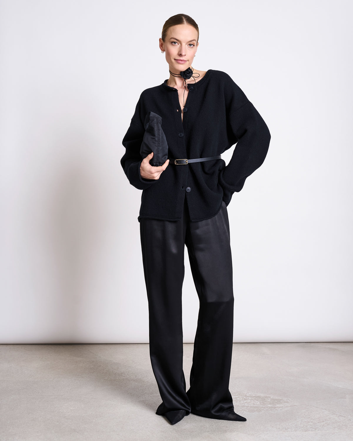 OVERSIZED WOOL CARDIGAN TINCO BLACK GOTS Cardigan jan-n-june 6