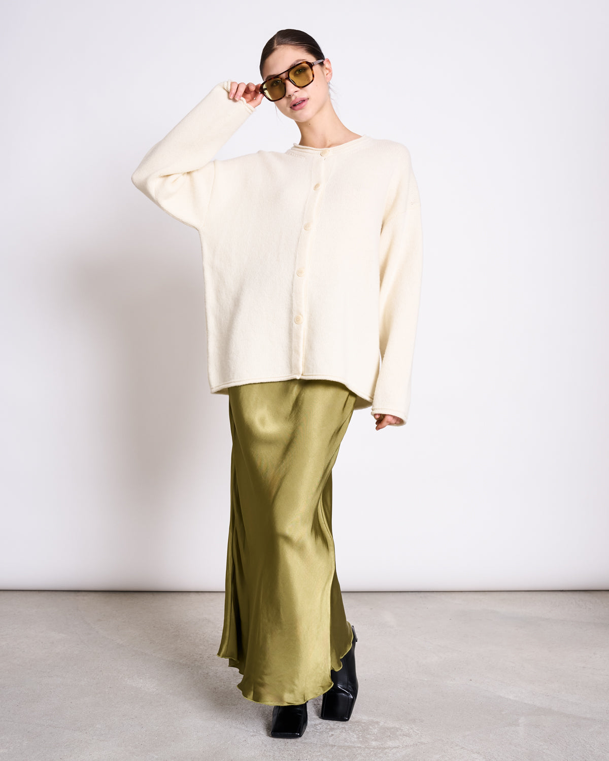 OVERSIZED WOOL CARDIGAN TINCO OFFWHITE GOTS Cardigan jan-n-june 6