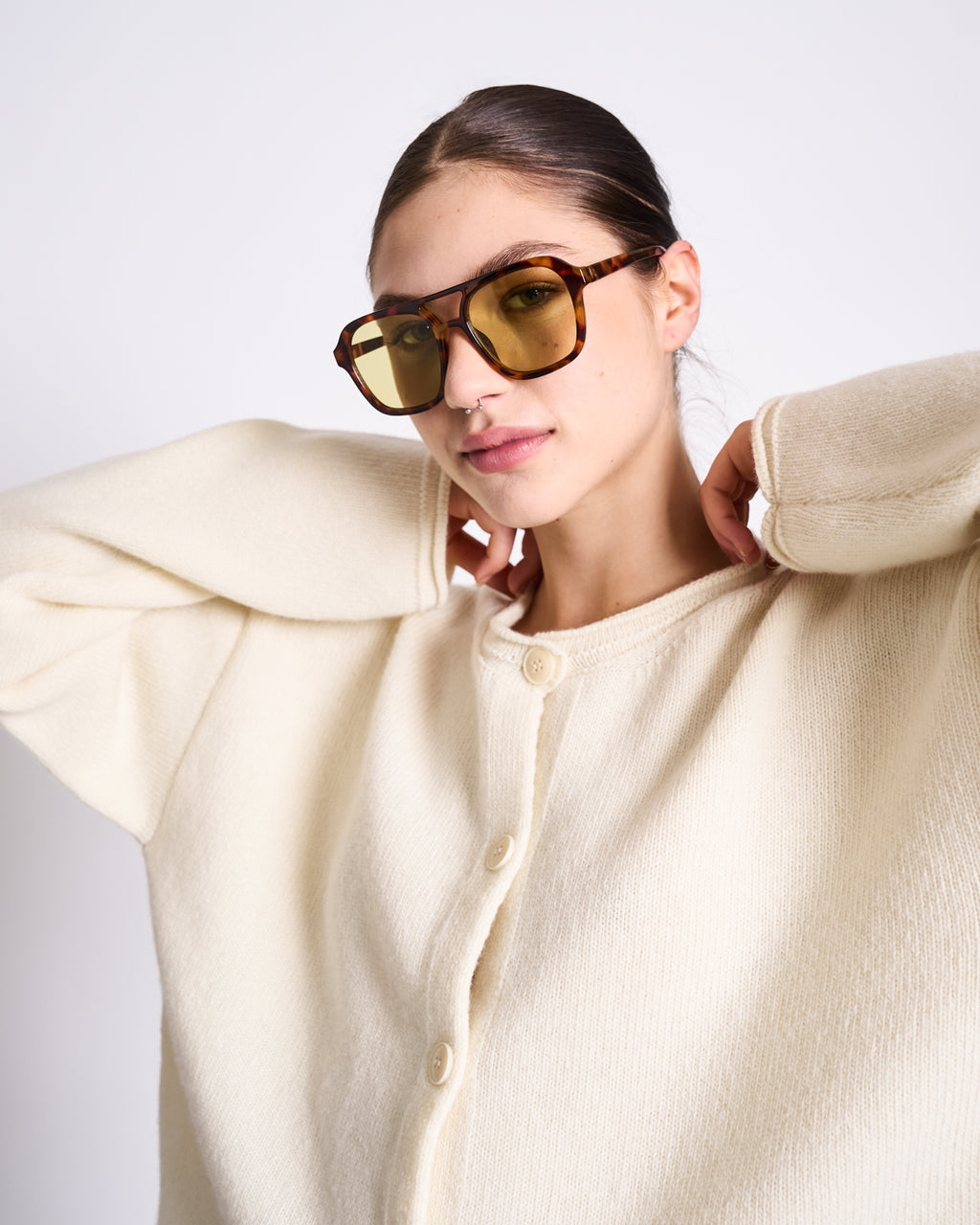 OVERSIZED WOOL CARDIGAN TINCO OFFWHITE GOTS Cardigan jan-n-june 7