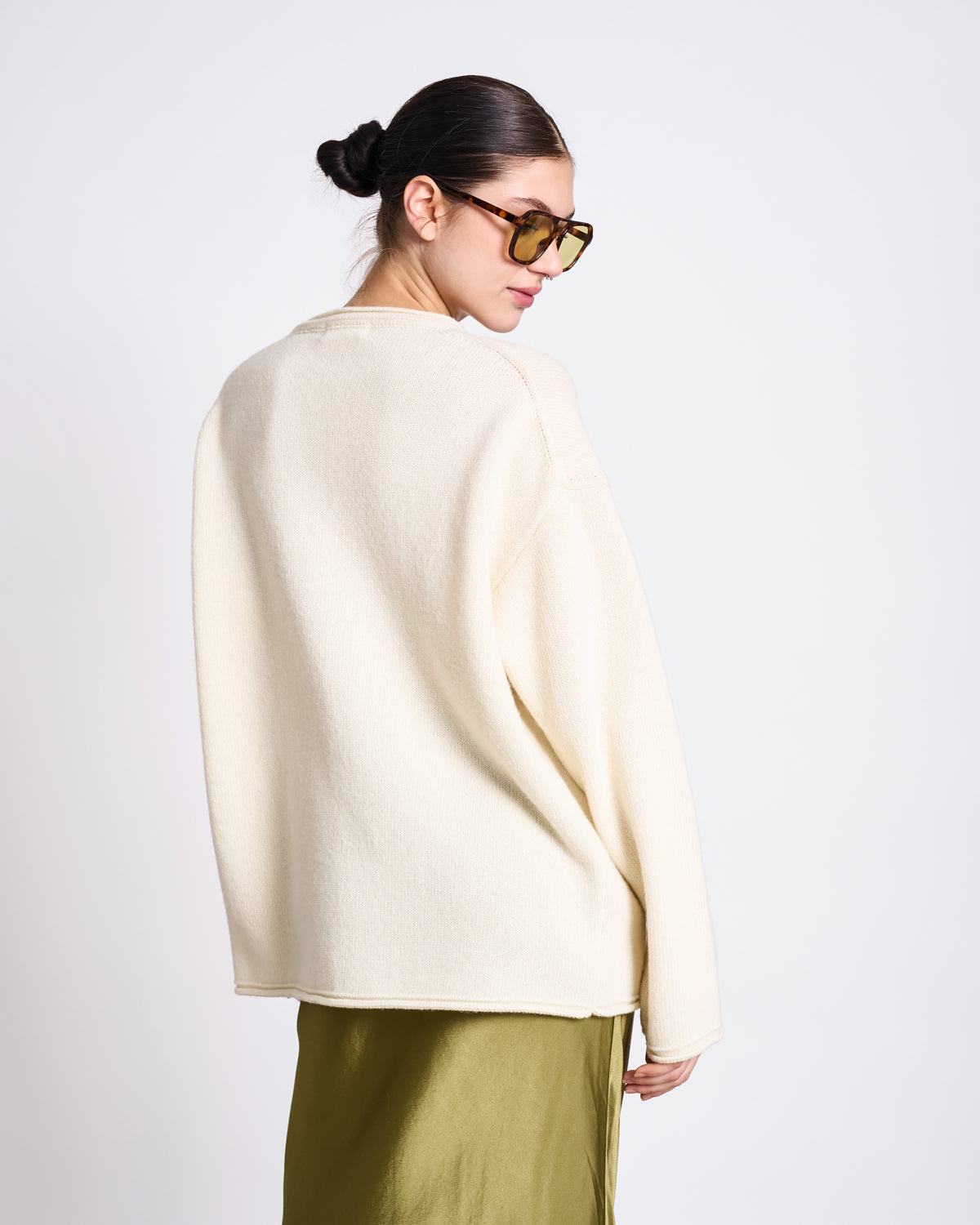 OVERSIZED WOOL CARDIGAN TINCO OFFWHITE GOTS Cardigan jan-n-june 8