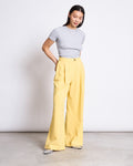 PLEATED WIDE PANTS NIVA BUTTERCUP Pants jan-n-june 1