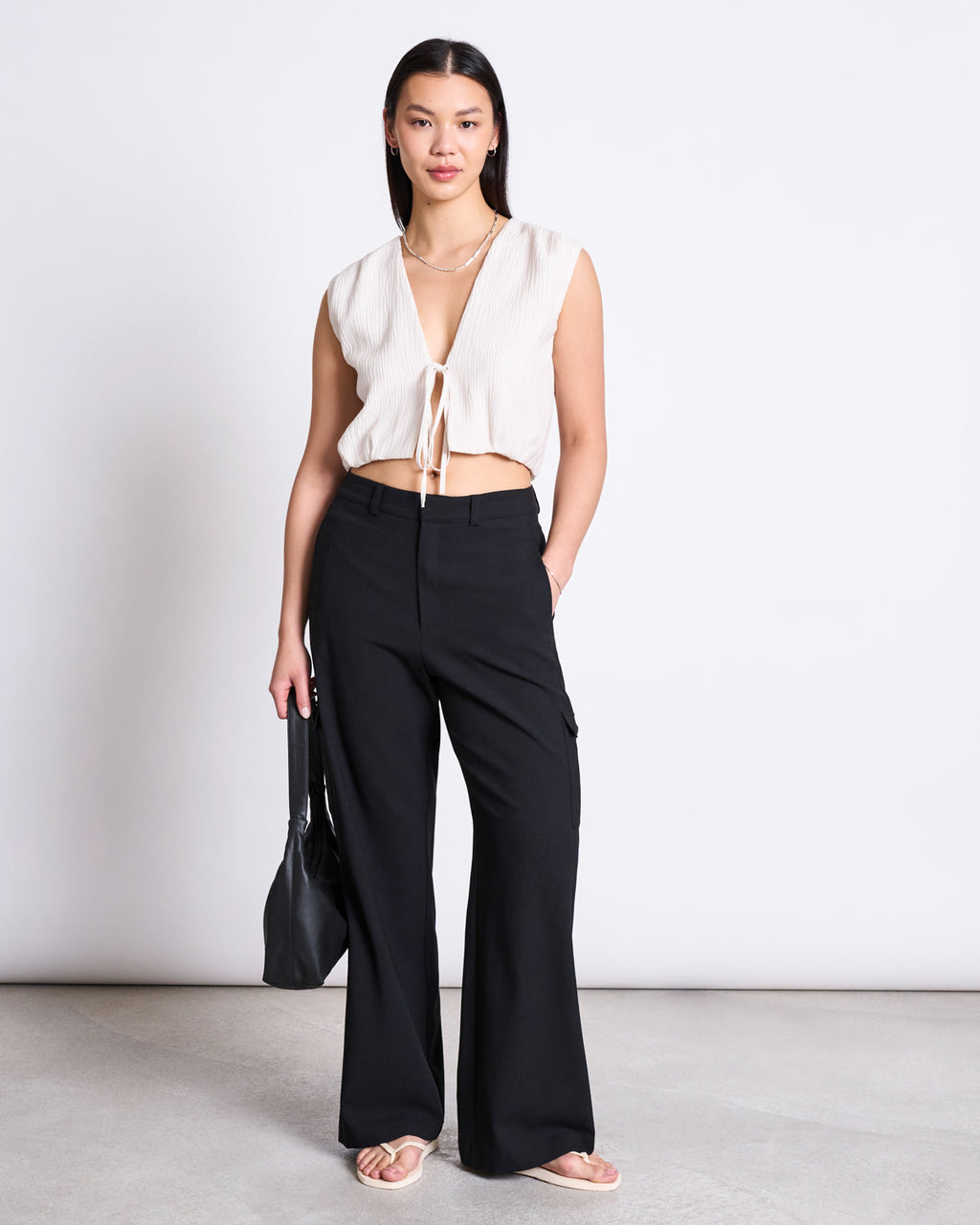 CARGO PANTS FANO BLACK Pants jan-n-june 4