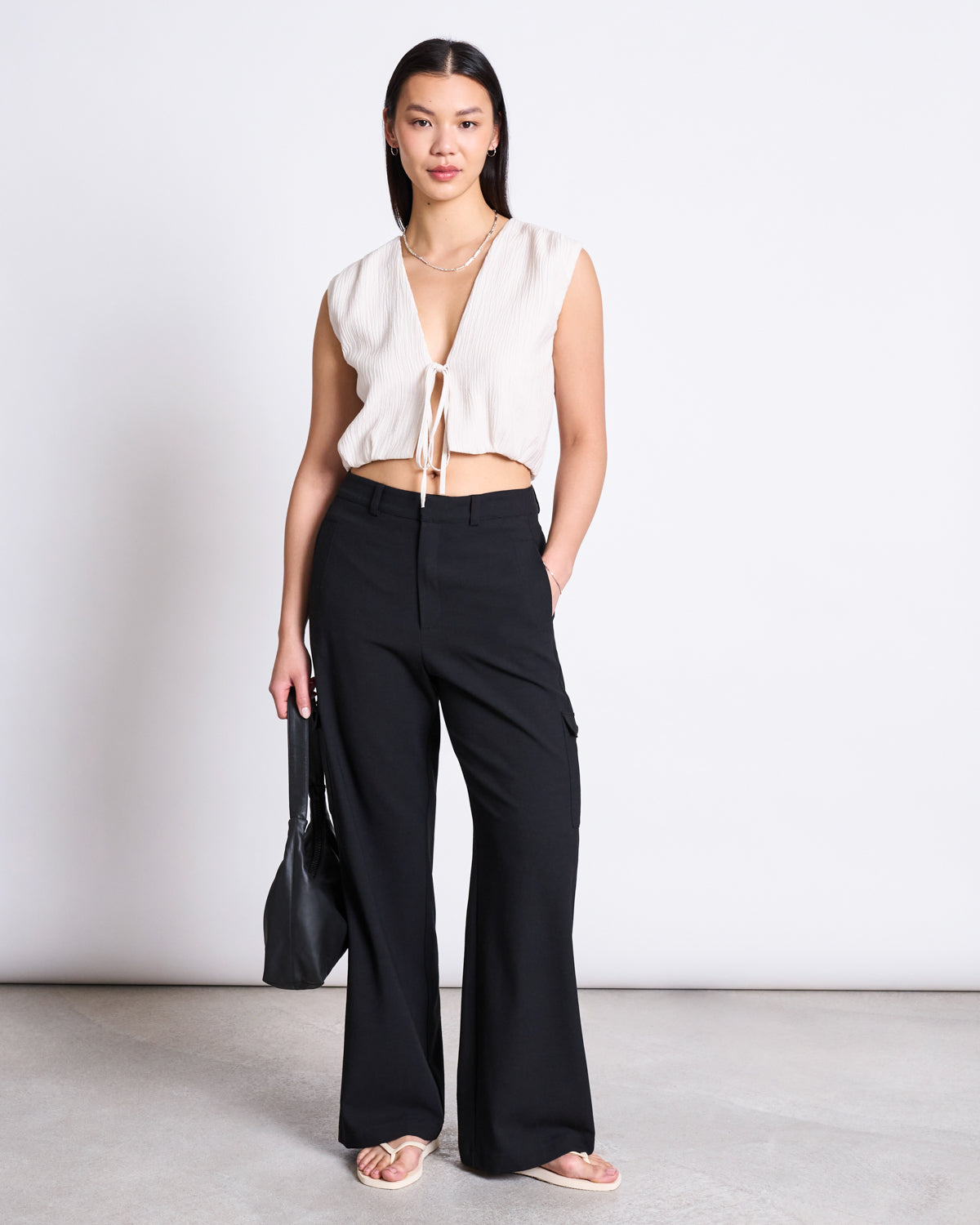 CARGO PANTS FANO BLACK Pants jan-n-june 4