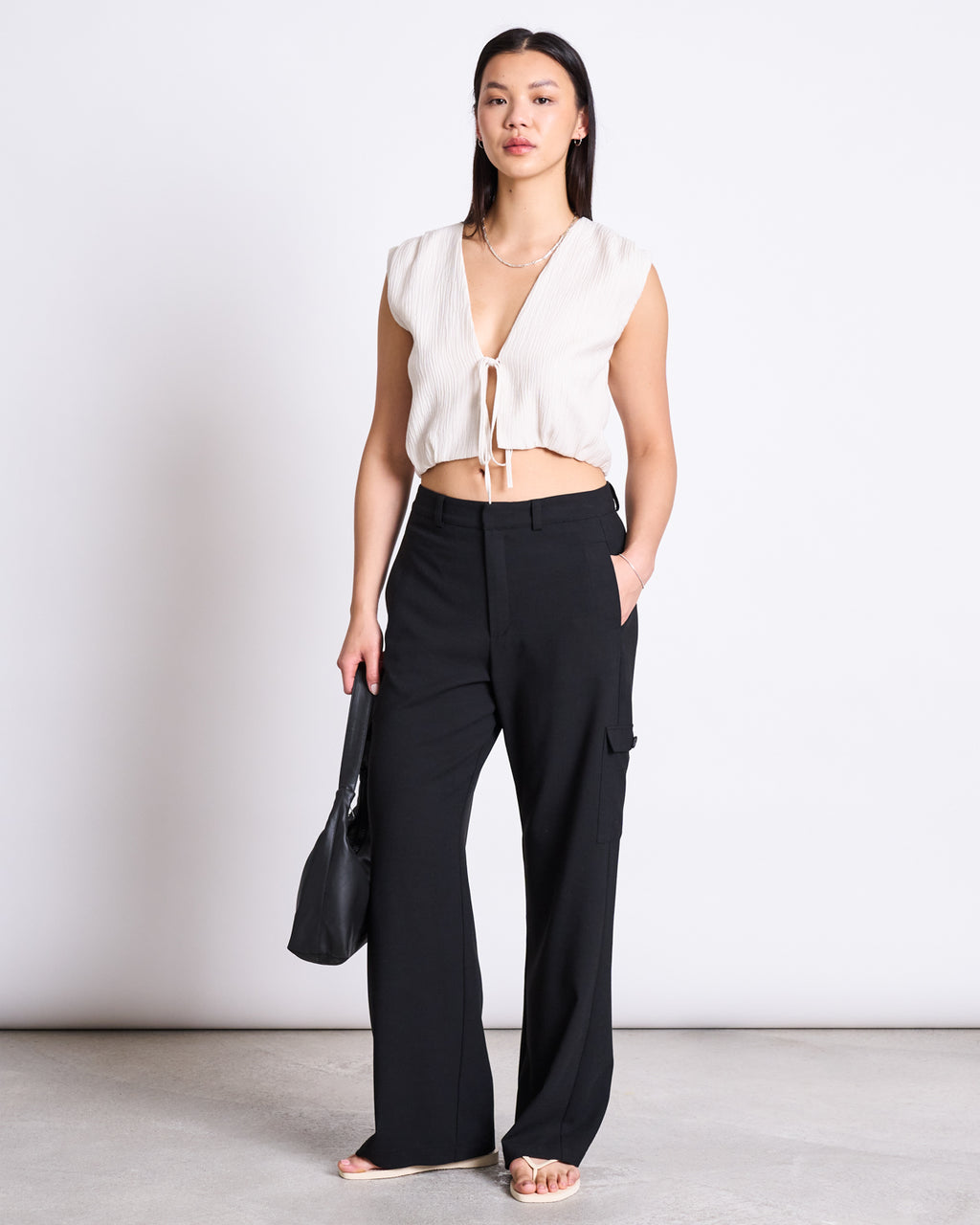 CARGO PANTS FANO BLACK Pants jan-n-june 3