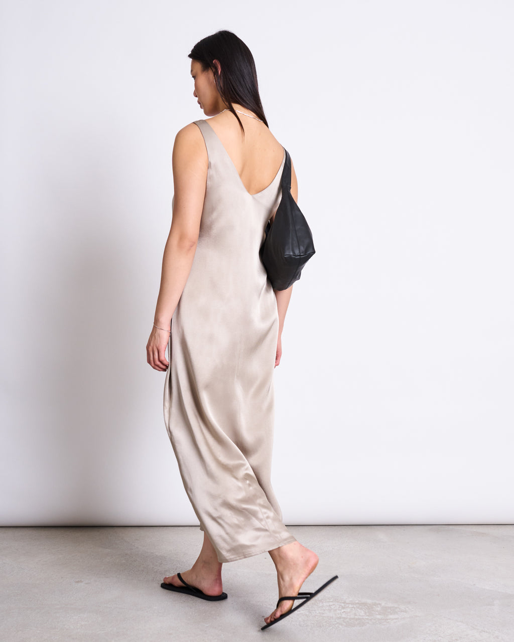 MAXI DRESS BENVIE SILVER GREY Dresses jan-n-june 4