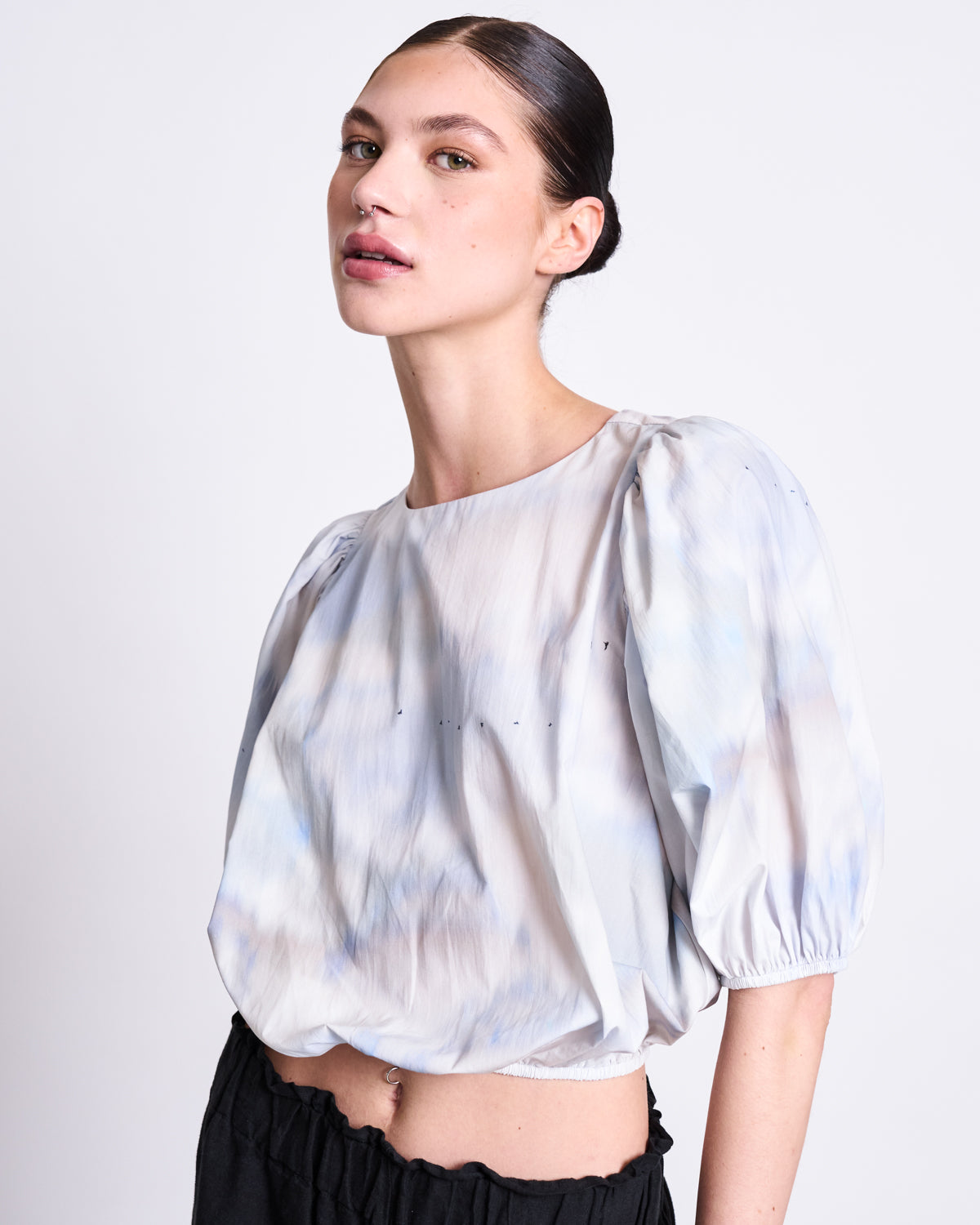 BLOUSE LAIDE CLOUD PRINT Blouses jan-n-june 5