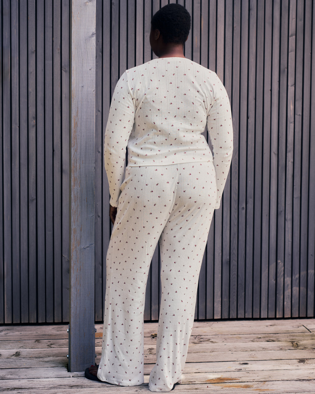 POINTELLE PYJAMA PANTS BLOOMY GOTS T-shirt jan-n-june 5