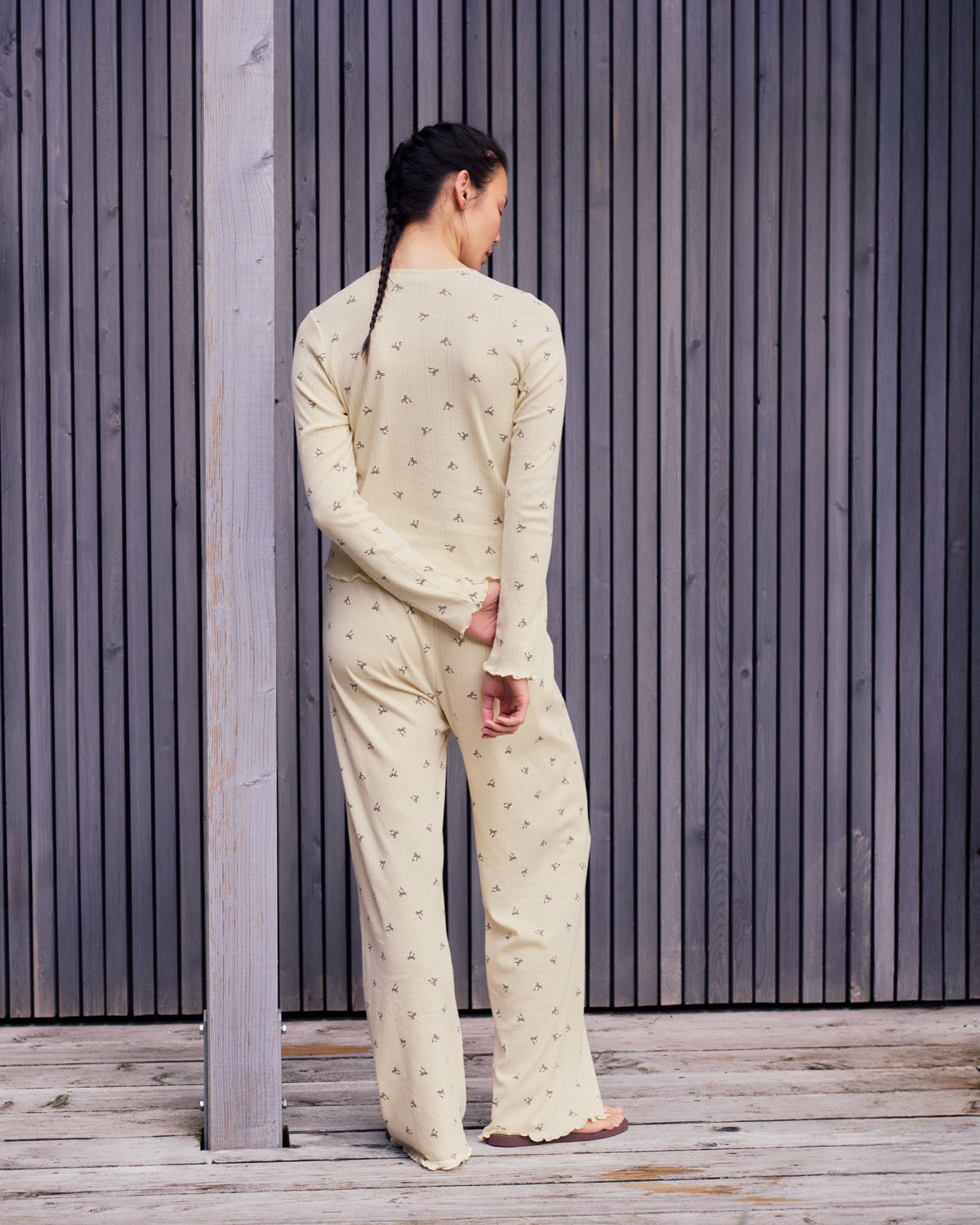POINTELLE PYJAMA PANTS BUTTERBOW GOTS T-shirt jan-n-june 5