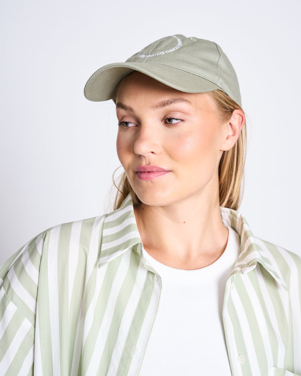 CAP FOR THOSE WHO FIX THINGS PISTACHIO GOTS cap jan-n-june 1