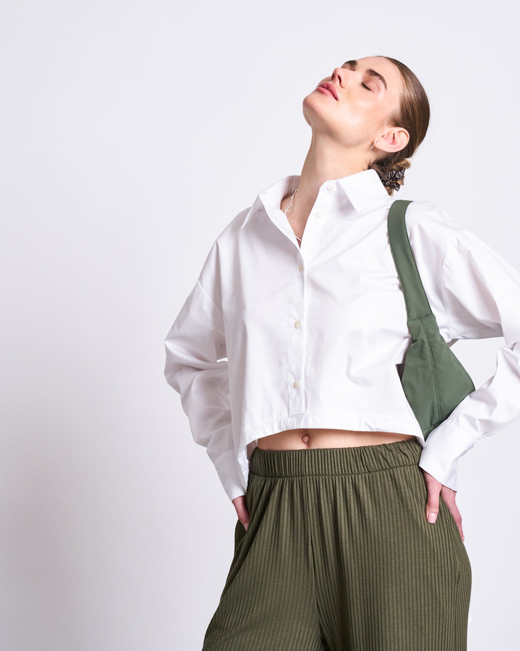DRAWSTRING SHIRT ISTED WHITE Blouses jan-n-june 6
