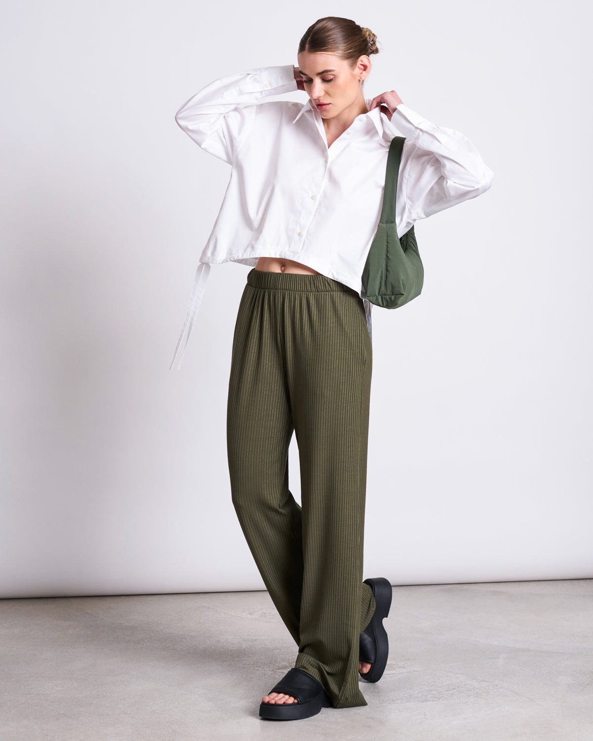 DRAWSTRING SHIRT ISTED WHITE Blouses jan-n-june 4