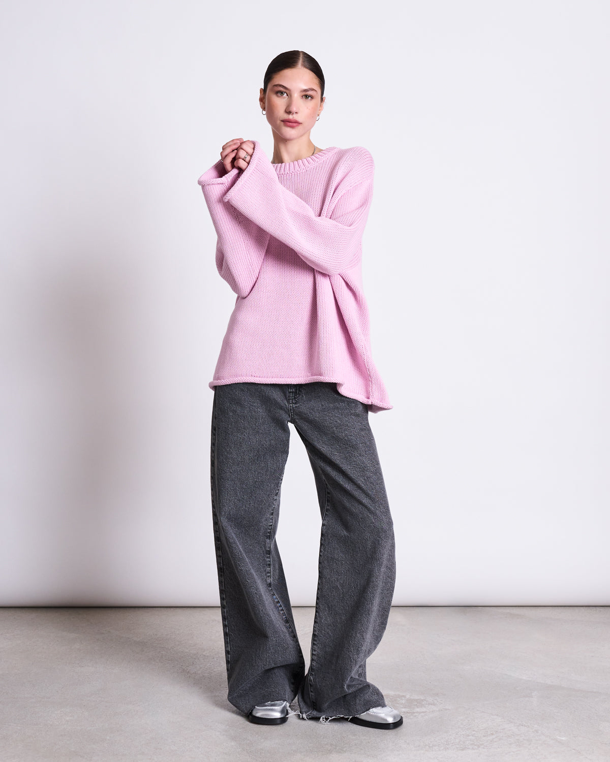 JUMPER SONA LIGHT ORCHID GOTS Knits jan-n-june 1
