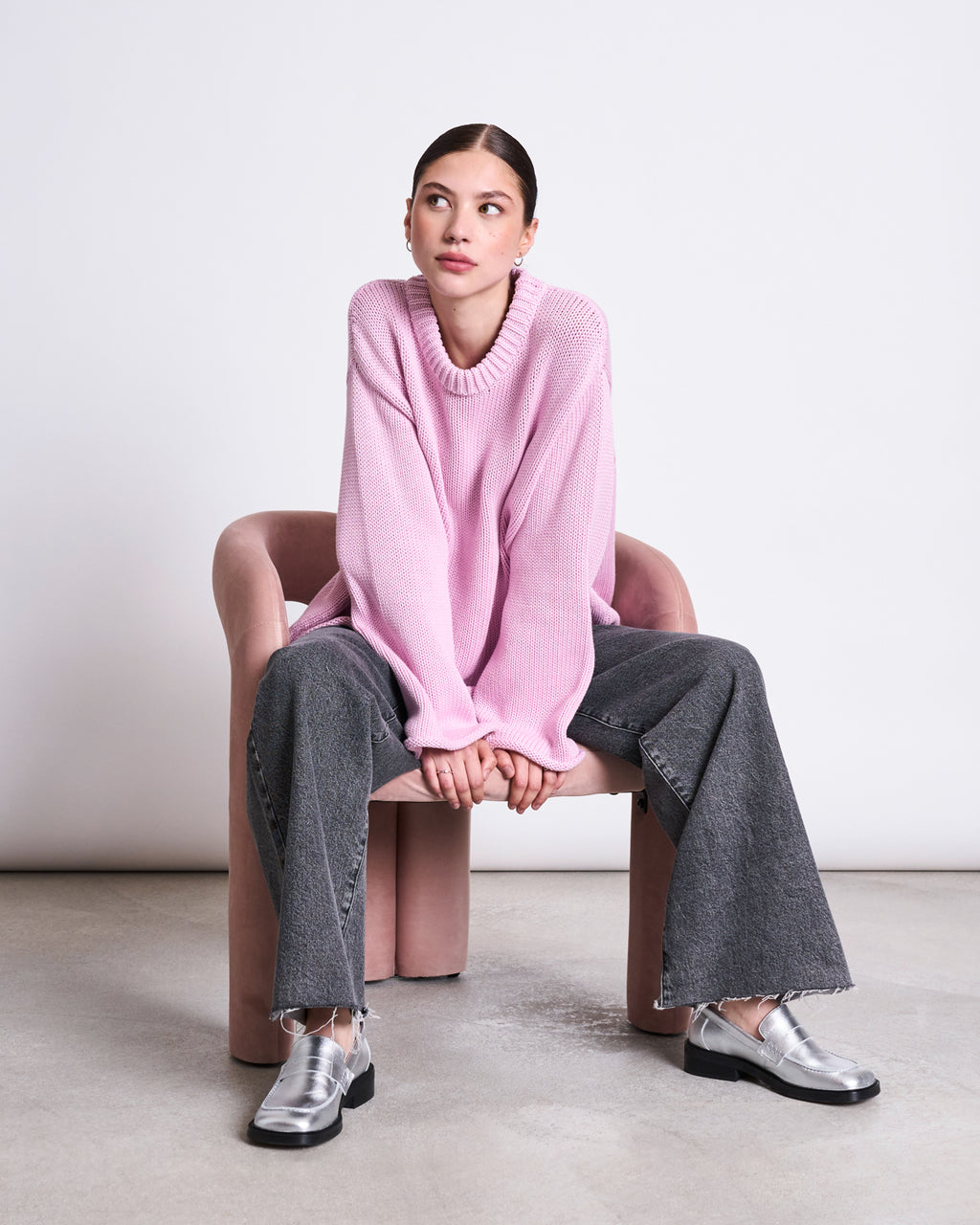 JUMPER SONA LIGHT ORCHID GOTS Knits jan-n-june 5