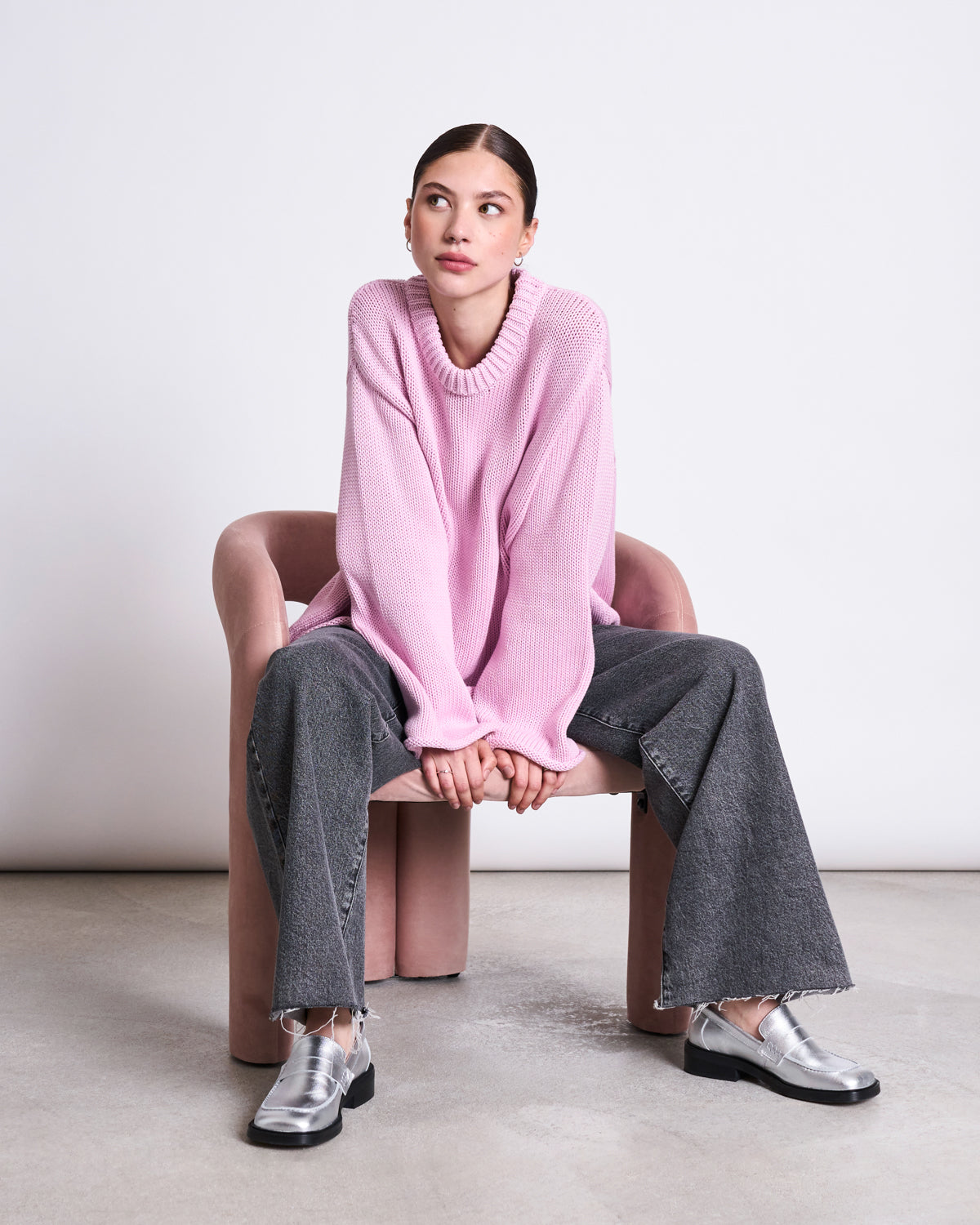 JUMPER SONA LIGHT ORCHID GOTS Knits jan-n-june 5