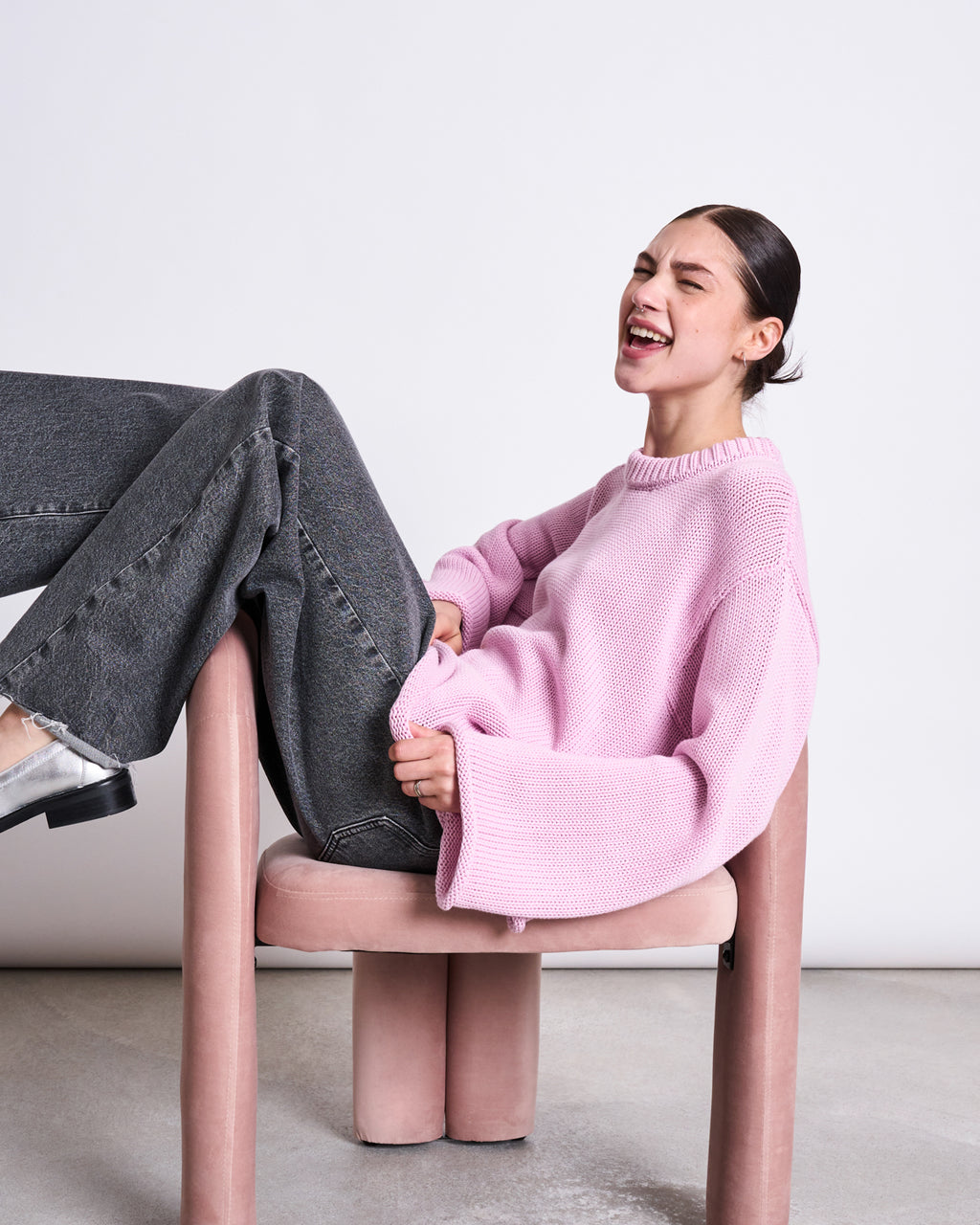 JUMPER SONA LIGHT ORCHID GOTS Knits jan-n-june 6