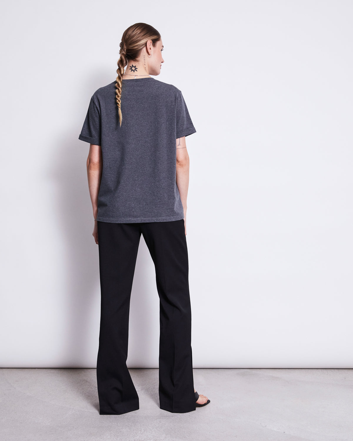 BRUSHED T-SHIRT BOY DARK GREY GOTS jan-n-june 6