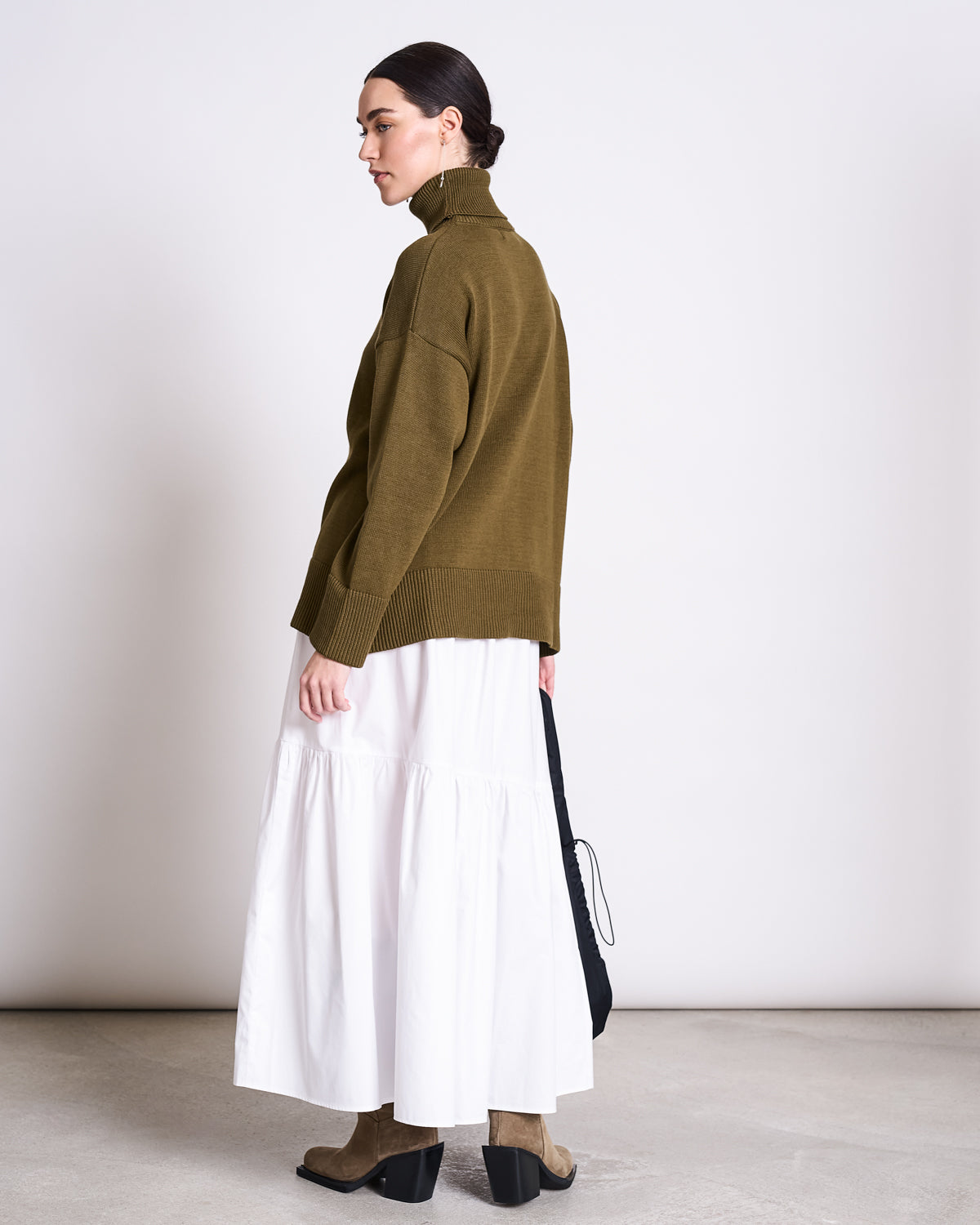 TIERED MAXI SKIRT ALCA WHITE Skirt jan-n-june 4