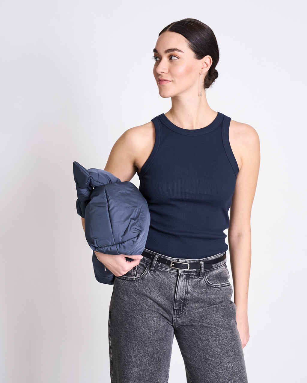 THIN BELT NYBY BLACK SILVER Accessories jan-n-june 3