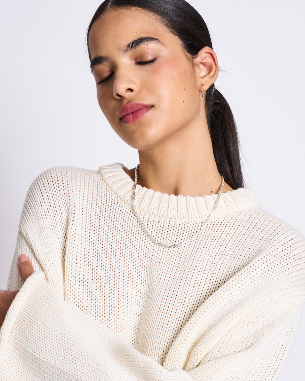 JUMPER SONA OFFWHITE GOTS Knits jan-n-june 2