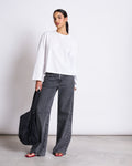 BOXY LONGSLEEVE ANKIRA WHITE Longsleeve jan-n-june 1