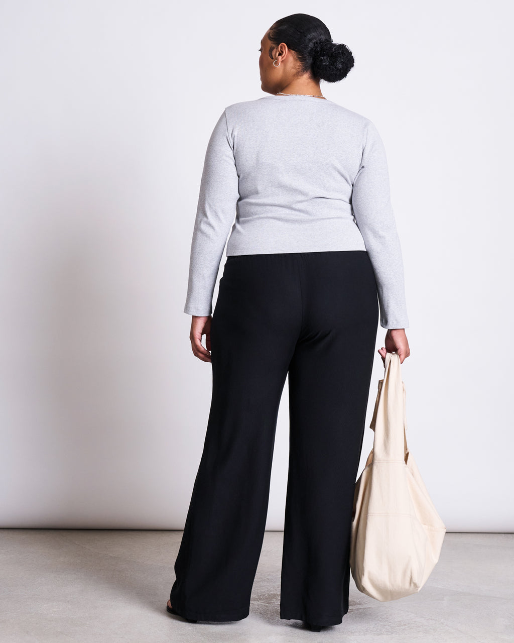 RIB LONGSLEEVE MURI LIGHT GREY GOTS Longsleeve jan-n-june 3