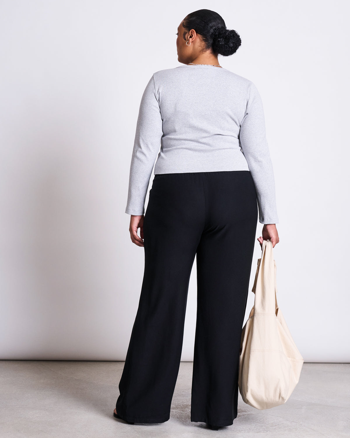 RIB LONGSLEEVE MURI LIGHT GREY GOTS Longsleeve jan-n-june 3
