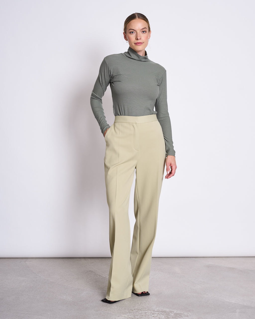 TENCEL™ LYOCELL RIB TURTLENECK MIO SEA SPRAY Longsleeve jan-n-june 5