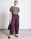 ORGANIC COTTON BARREL PANTS YAURI CHERRY LACQUER Pants jan-n-june 1