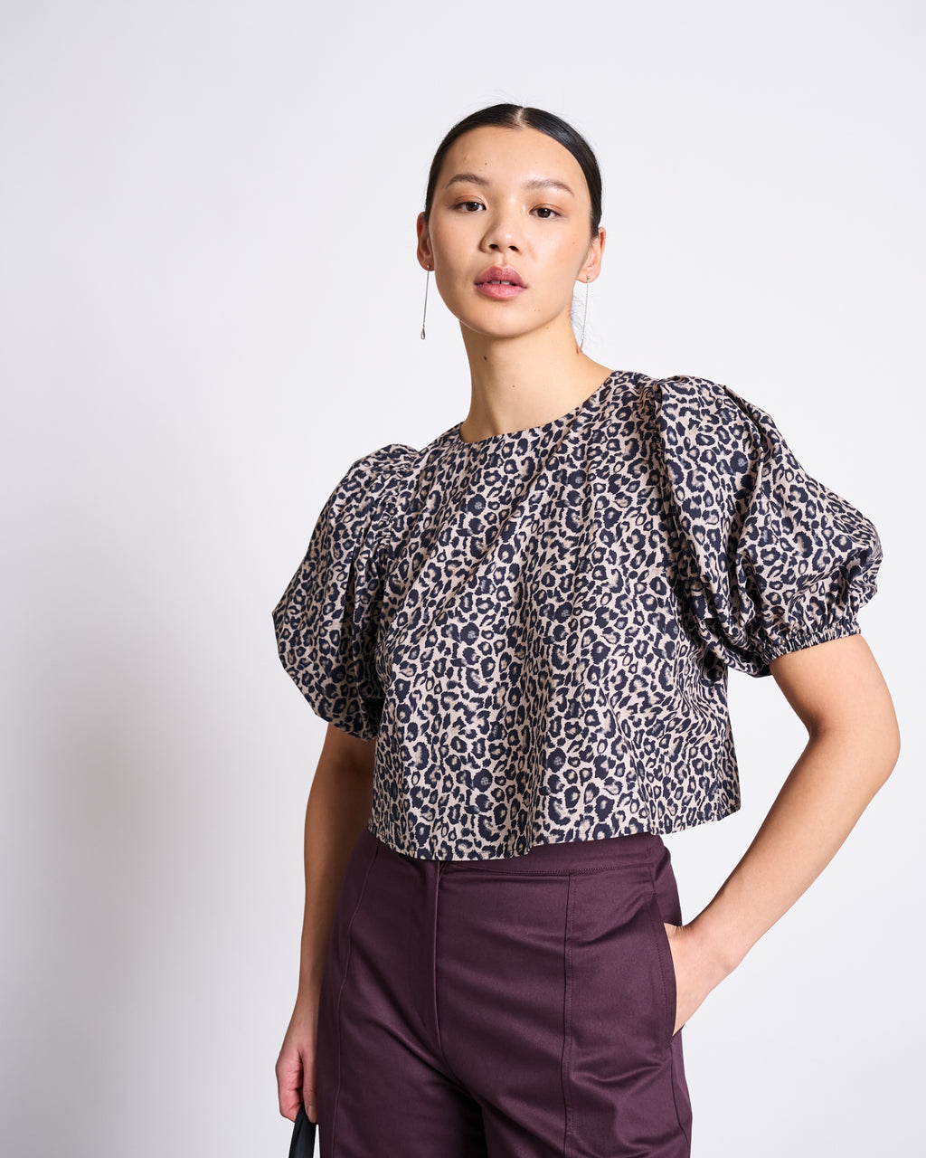 ORGANIC COTTON BARREL PANTS YAURI CHERRY LACQUER Pants jan-n-june 2